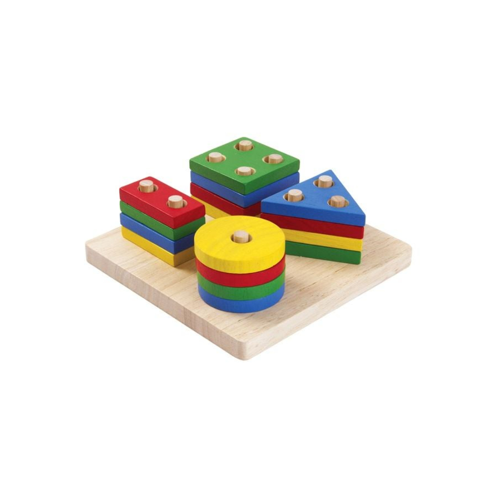 بلاي تويز لوح فرز أشكال هندسية - 17.5x17.5x5.8 سم