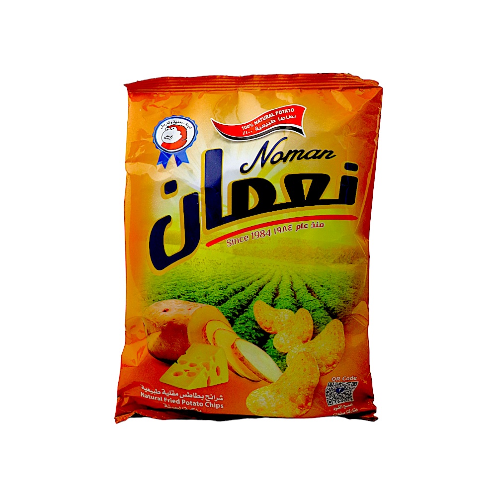 نعمان شرائح بطاطس مقلية طبيعية - 120 جم