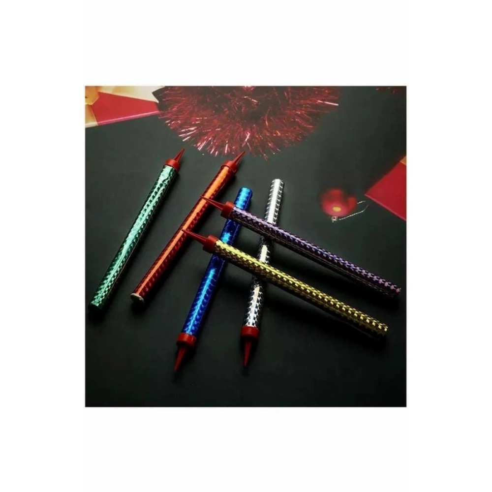  طقم شموع لامعة لأعياد الميلاد 6 قطع - 30 سم