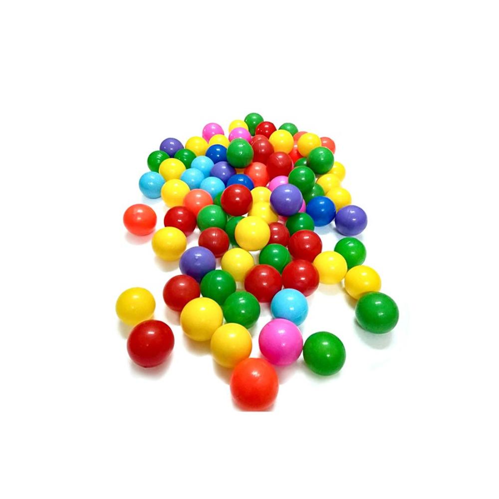  طقم خيمة كرة سباحة بلاستيكية ملونة - 50 قطعة