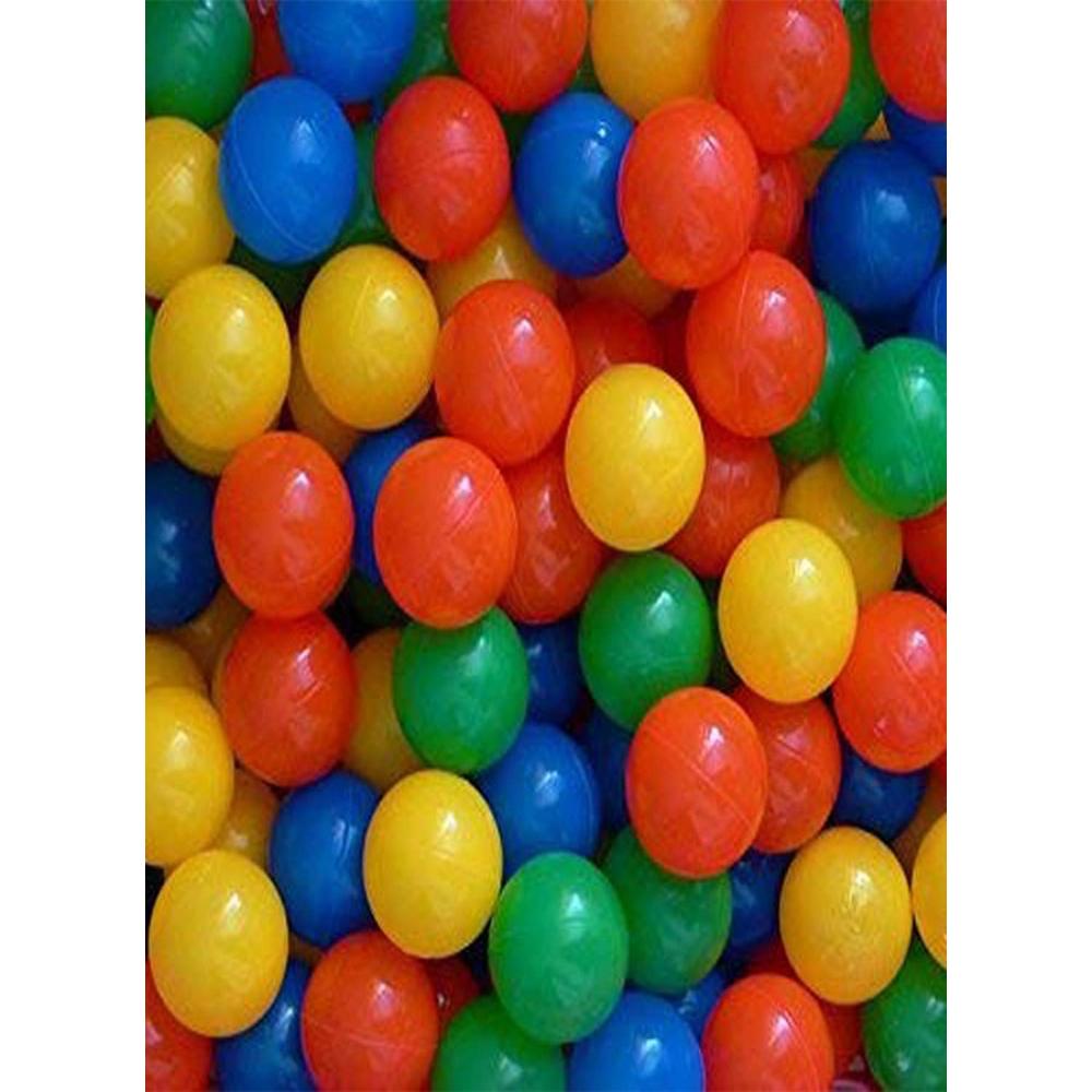  طقم خيمة كرة سباحة بلاستيكية ملونة - 50 قطعة