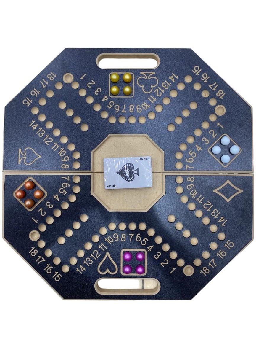 لعبة مرح لعبة جاكارو خشبية مرقمة قوية مع شنطة فاخرة مقاس 45x45 سم