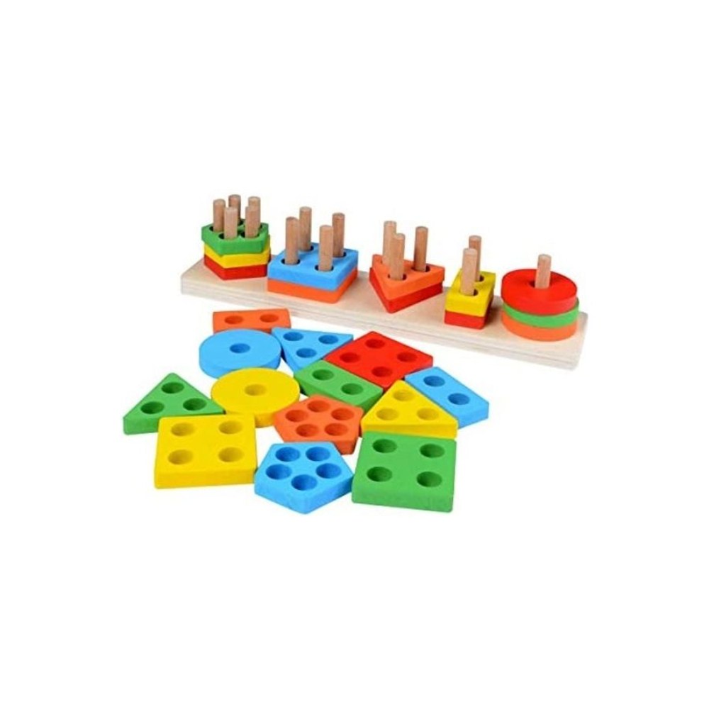 لعبة تعليمية خشبية للأطفال في مرحلة ما قبل المدرسة 