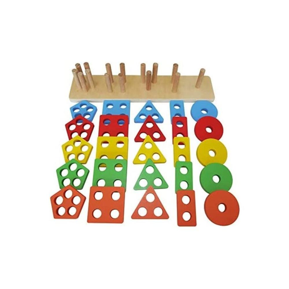 لعبة تعليمية خشبية للأطفال في مرحلة ما قبل المدرسة 