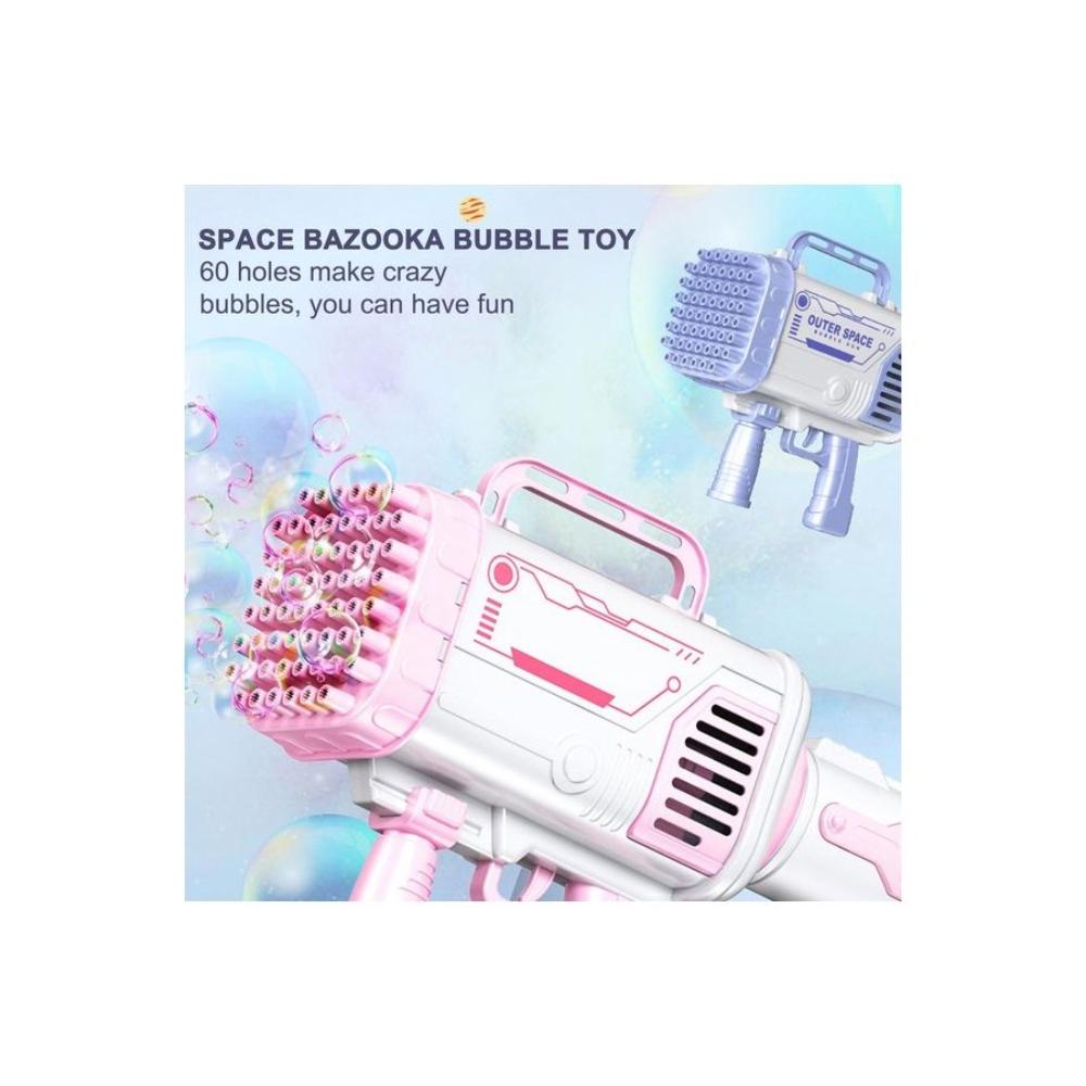 موكوم لعبة مسدس فقاعات أوتوماتيكي ب60 فتحة موديل M365 - أسود