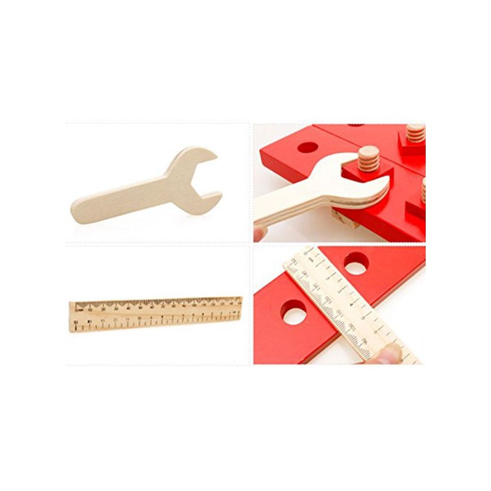 الأسطورة تويز طاولة أدوات تركيب الألغاز الخشبية للأطفال - موديل 3441