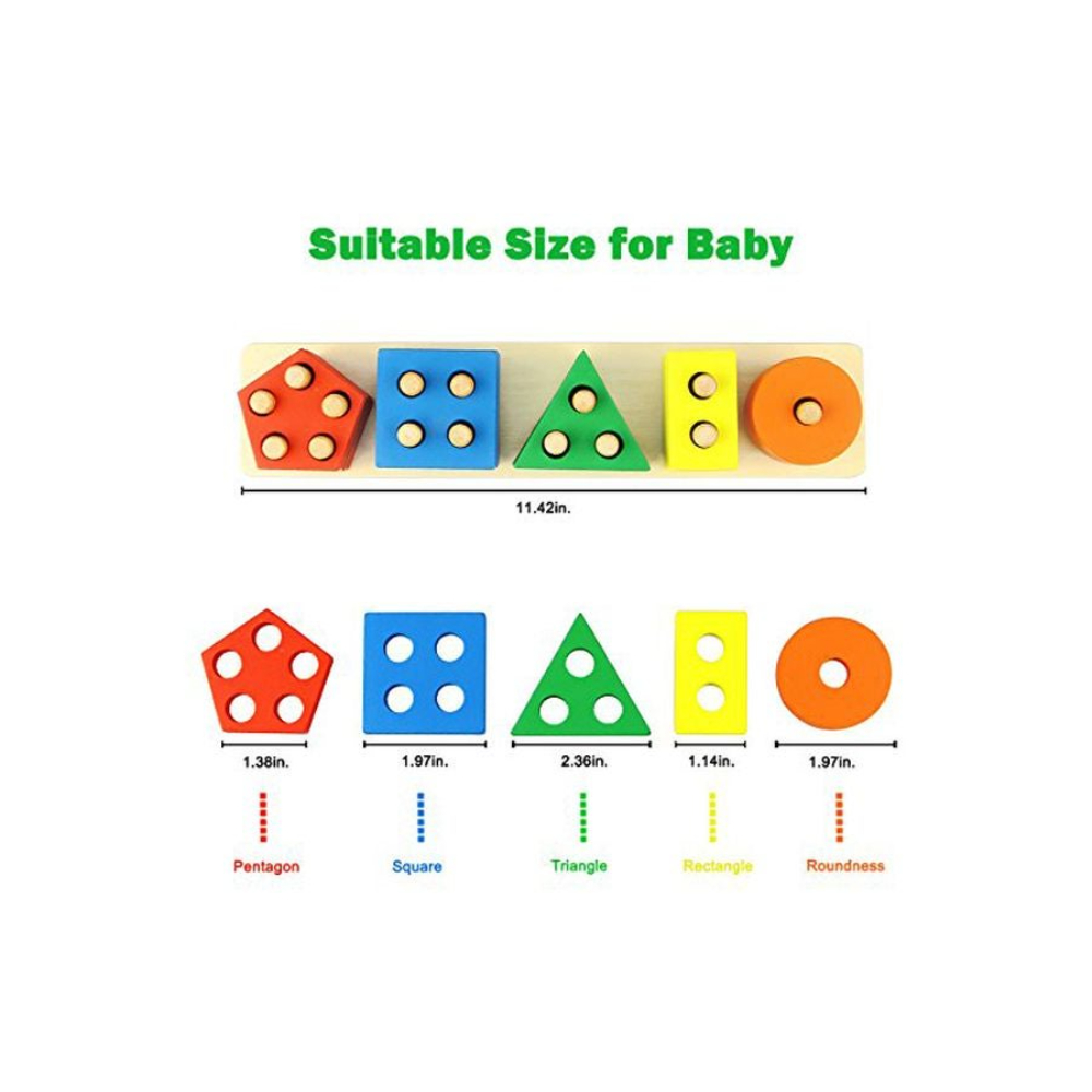 دريم بارك مجموعة أشكال خشبية - 21 قطعة