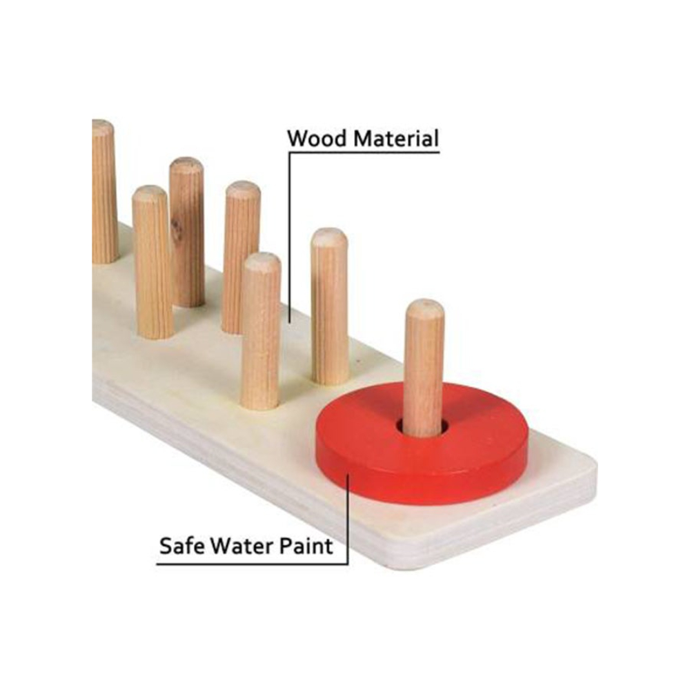 أفونتي لعبة أحجية هندسية خشبية ملونة للأطفال
