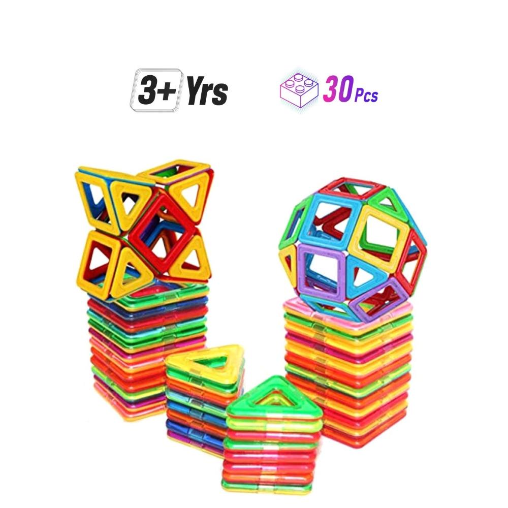 تيسكو-باور مكعبات بناء مغناطيسية - 30 قطعة