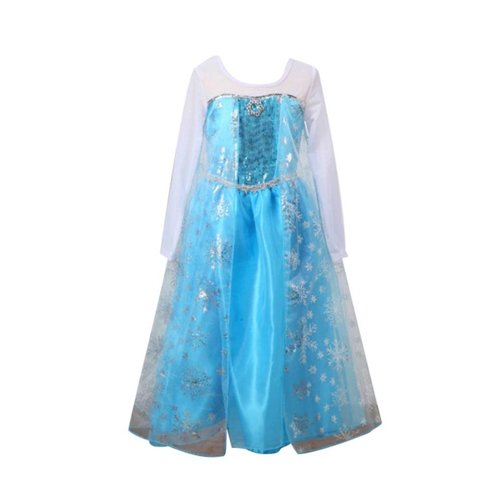 بي جي فستان أميرة للطفلات - أزرق