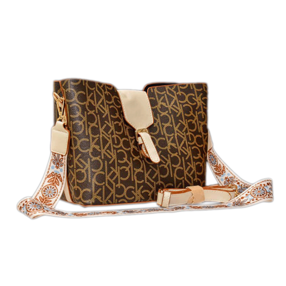 شنطة كالفن كلاين CK بني داكن