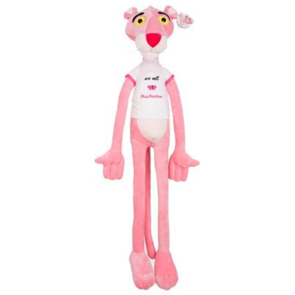  دمية نمر وردي محشوة - 55 سم