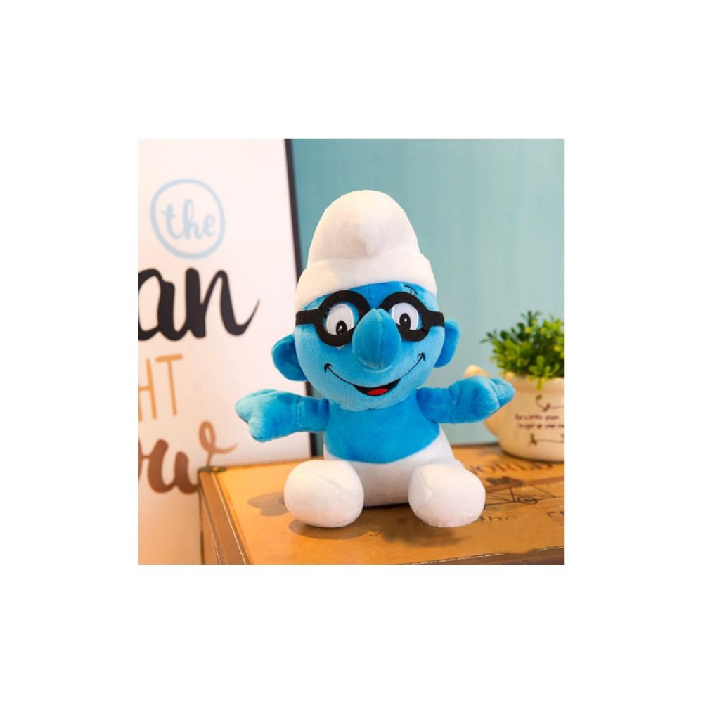  دمية مخملية سنفور مضحك - 25 سم