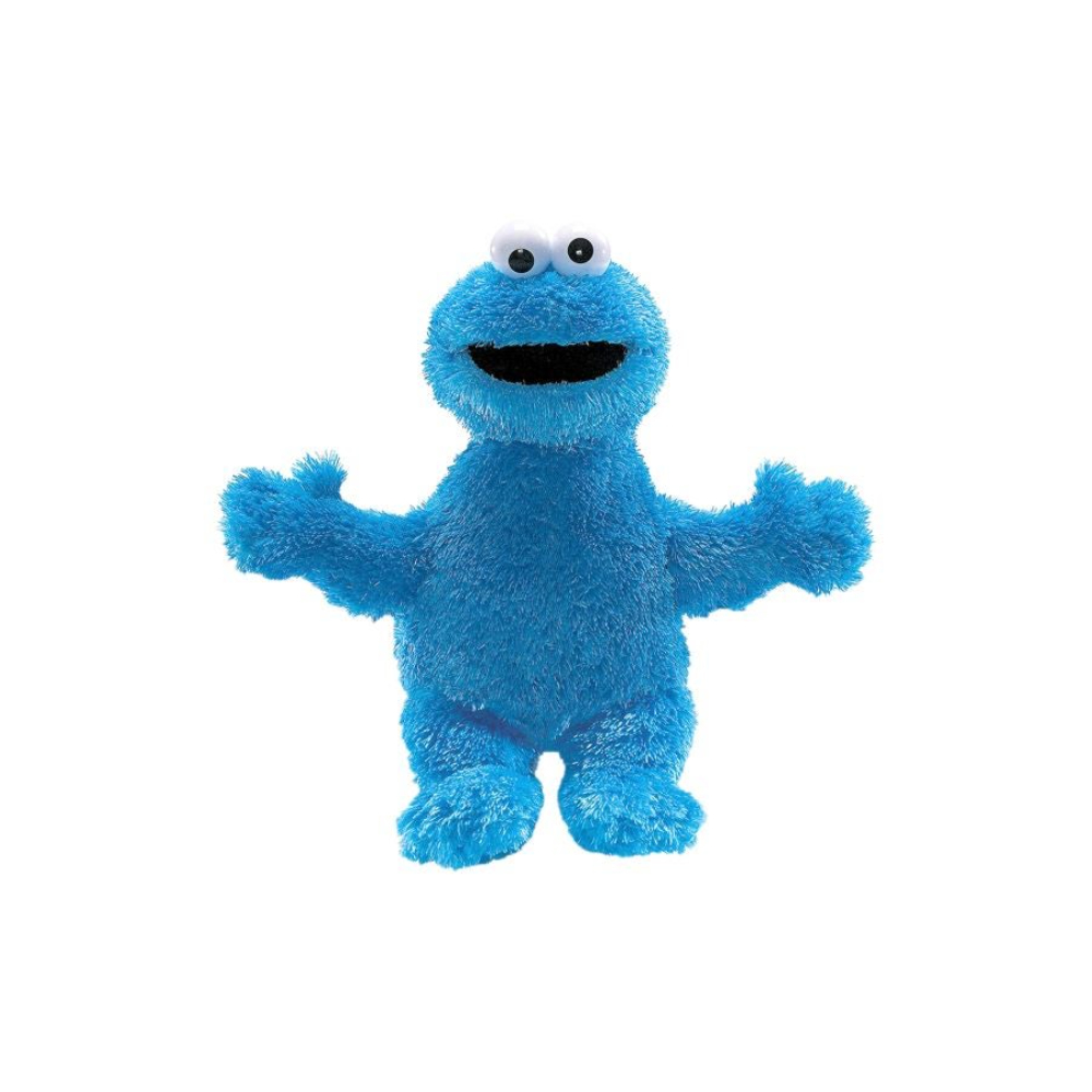 غاند دمية محشوة لشخصية كوكي مونستر من مسلسل الأطفال Sesame Street - 12 بوصة