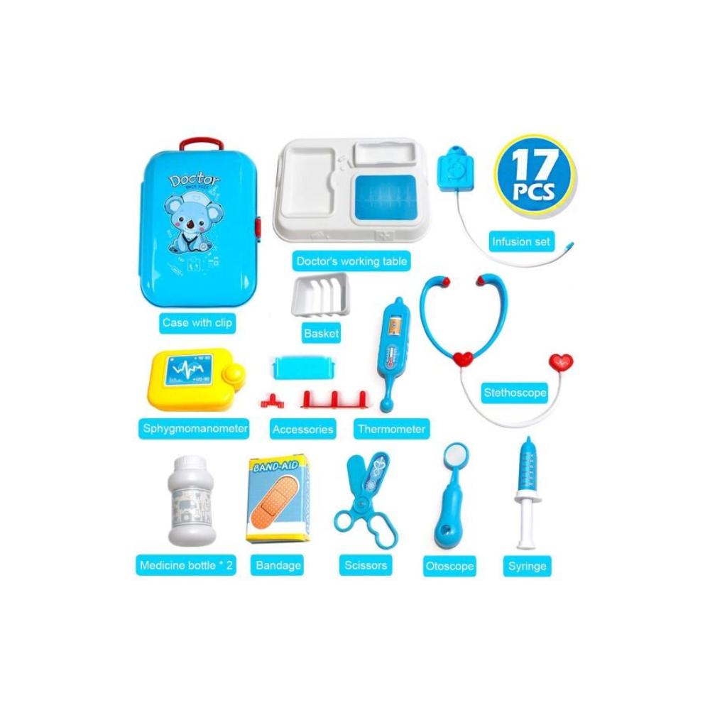 ماجيك واند مجموعة ألعاب طبيب - 17 قطعة