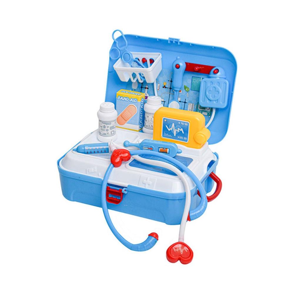  مجموعة لعبة الطبيب المحمولة للأطفال 17 قطعة - 16X23X8 سم 