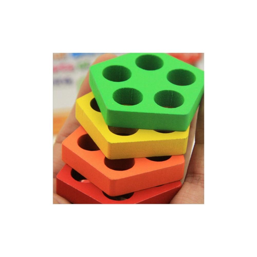 إيهوم طقم ألعاب تعليمية تصنيف الأشكال الهندسية - طراز FSH-27