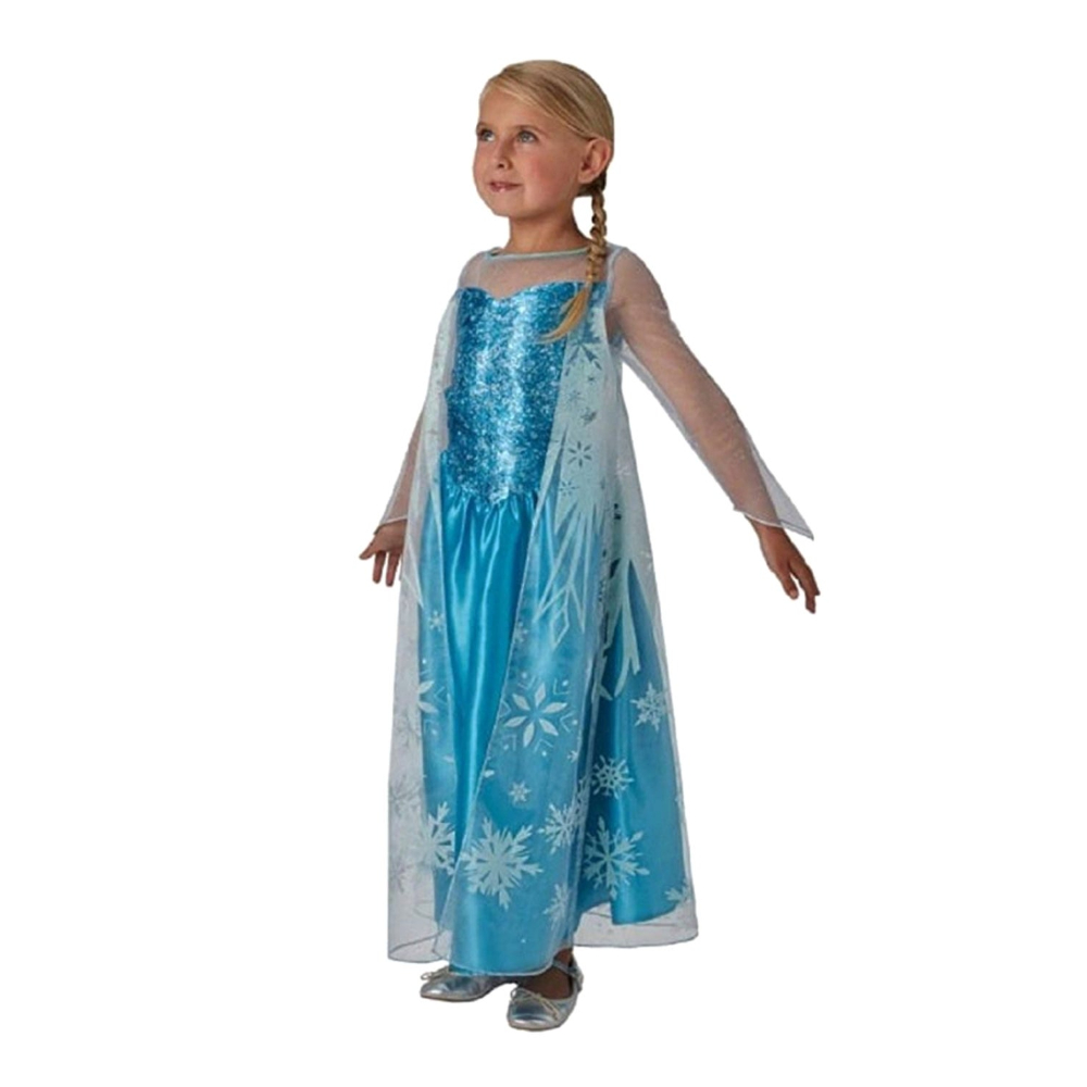 فانسي دريسويل فستان أميرة السا من فيلم فروزن مع رداء لعمر 3-4 سنوات