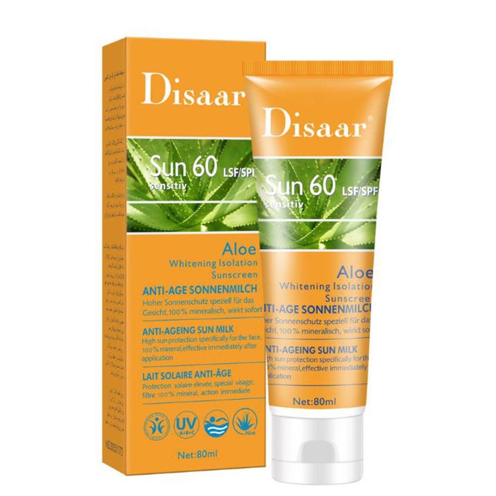 ديسار كريم واقي شمس  قوة 60 بخلاصة الصبار - 80 مل
