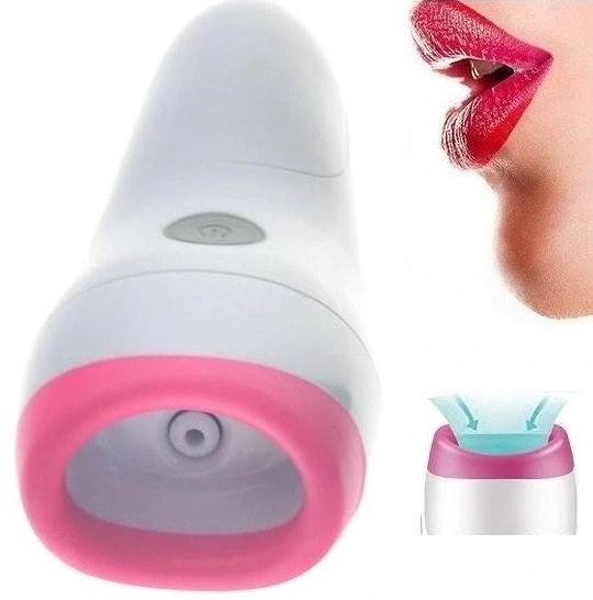 شاين هيلث جهاز نفخ و تكبير الشفاه - أبيض