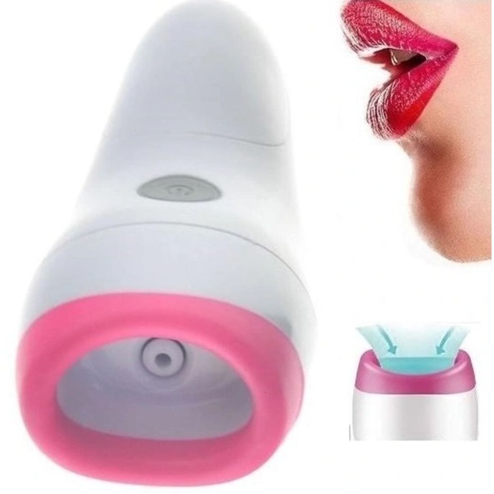 شاين هيلث جهاز نفخ و تكبير الشفاه  -   أبيض
