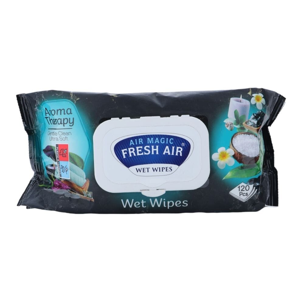 آير ماجيك مناديل فرش آير مبللة بالأروما لتنظيف الأسطح  الناعمة   - 120 قطعة 