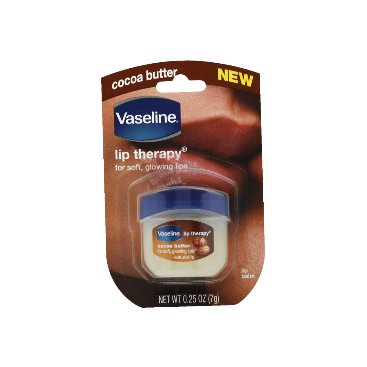 مرطب شفايف فازلين علبة مربع lip therapy بزبده الكاكاو