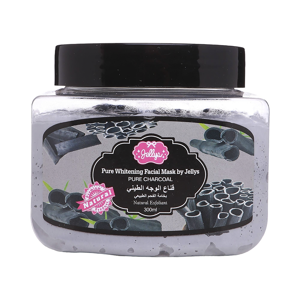 قناع الوجه الطيني بخامة الفحم الطبيعي من جيليز 300 مل