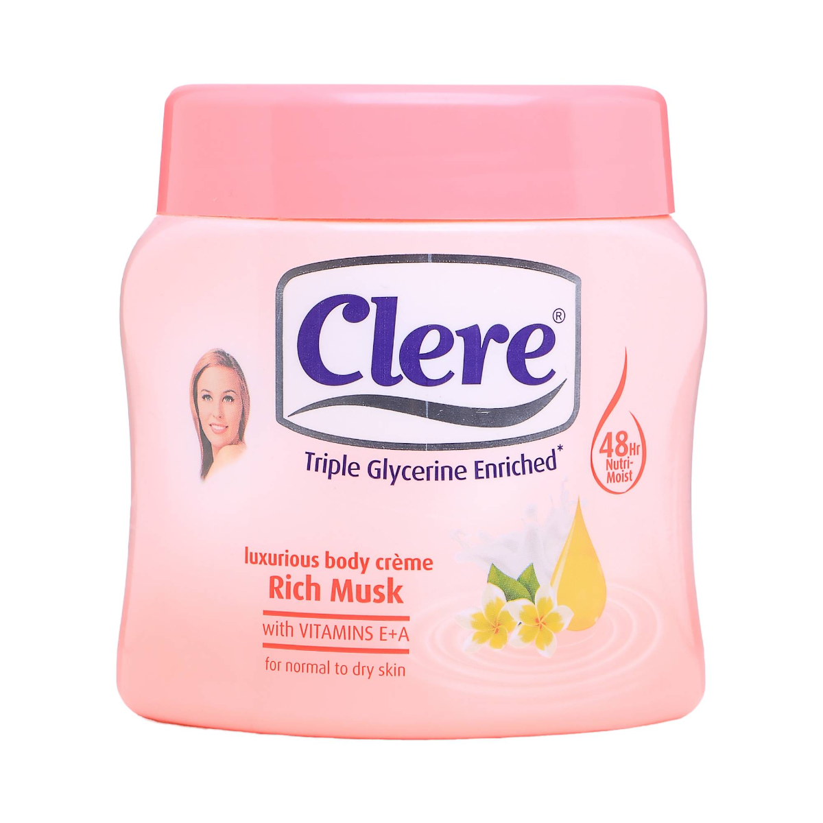 كريم الجسم بالمسك من كلير 500 مل