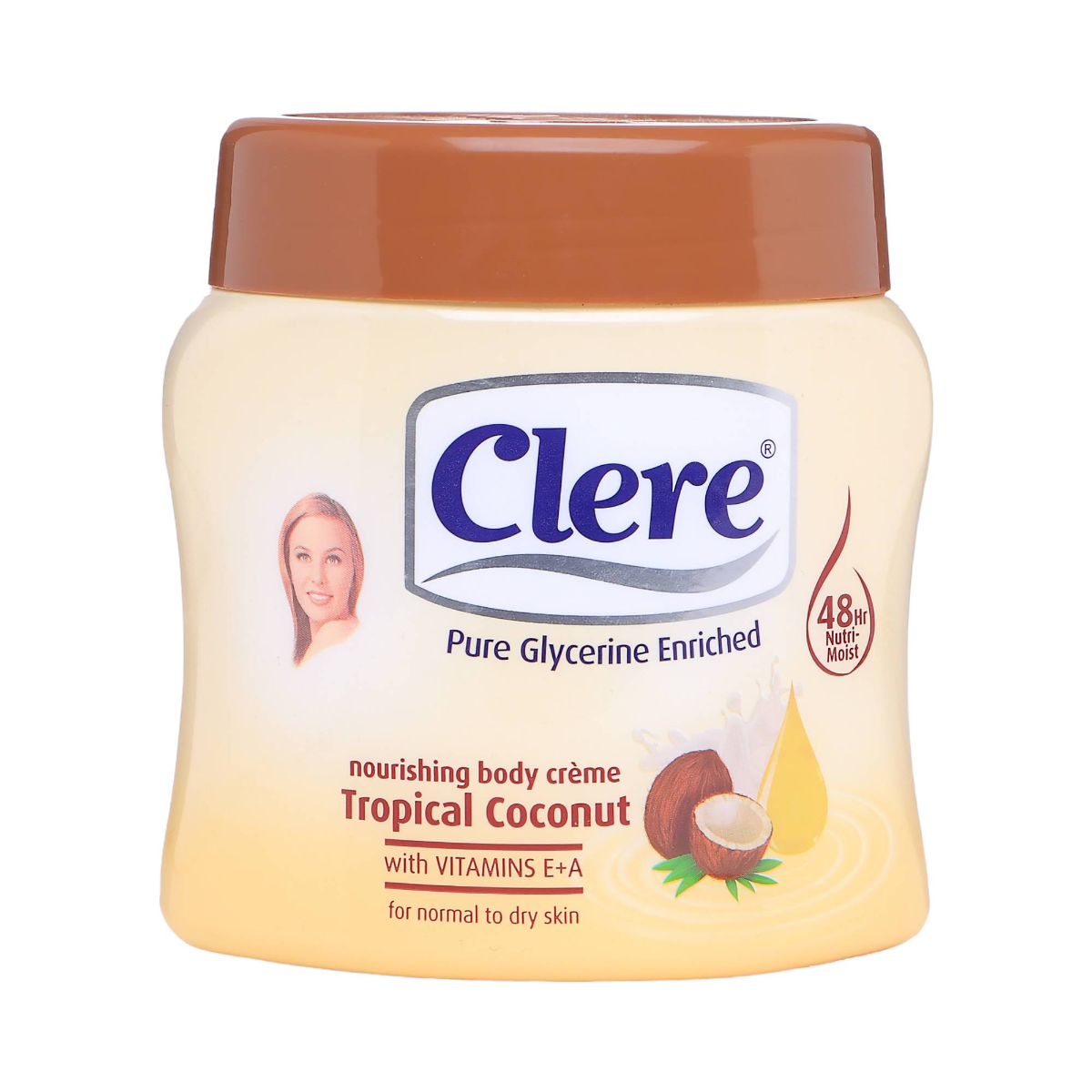 كريم للجسم من كلير بجوز الهند 500 مل