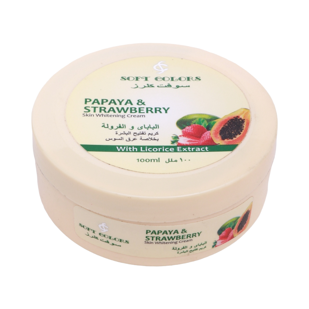 كريم بشره سوفت كلرز بابايا و فراولة - 100 مل