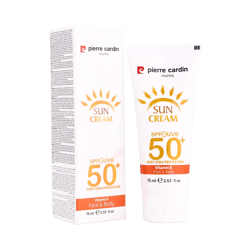 كريم الحماية من أشعة الشمس بعامل 50+ SPF لحماية عالية جداً من بيير كاردان -75مل
