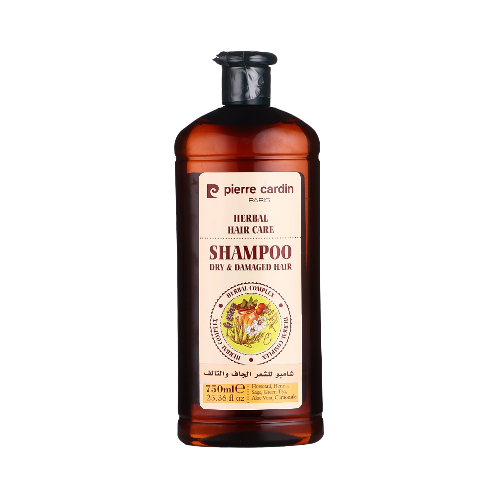 شامبو الأعشاب للعناية بالشعر الجاف و التالف من بيير كاردان - 750 مل