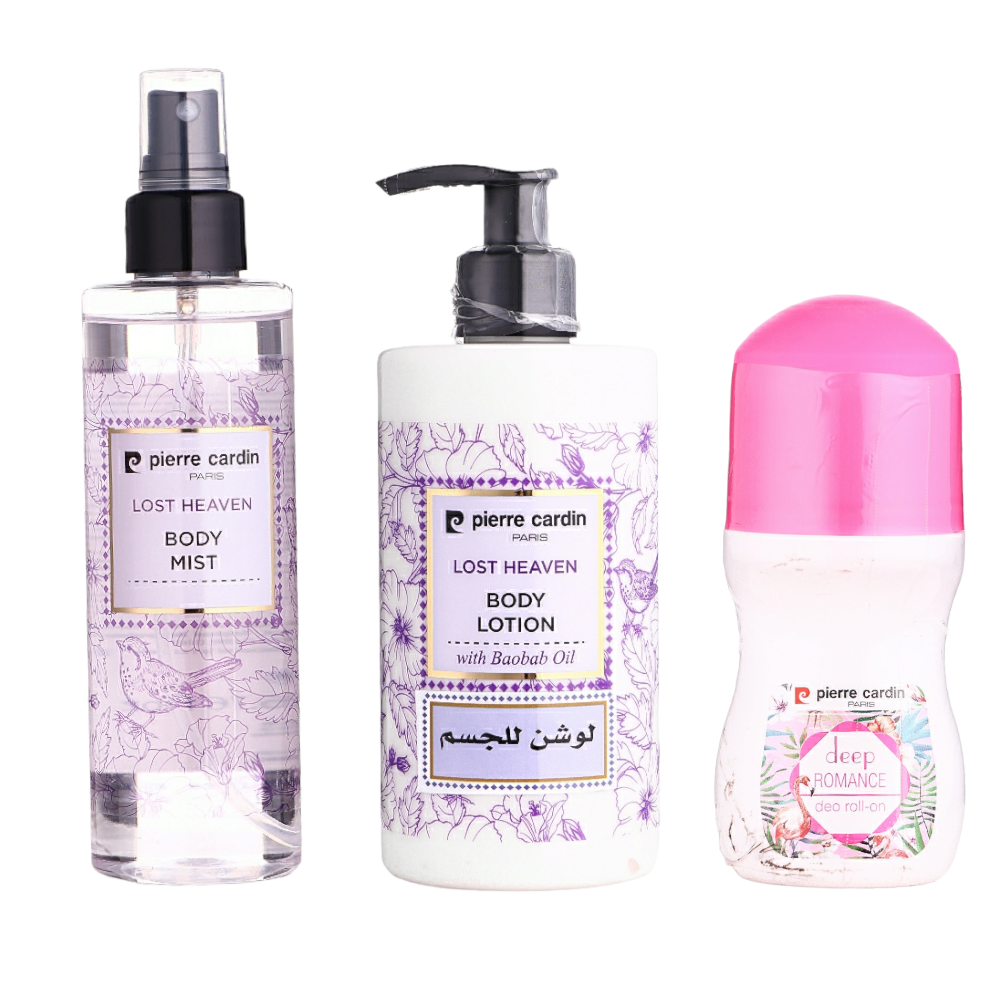 مجموعة العناية بالجسم للنساء من بيير كاردران - 3 قطع