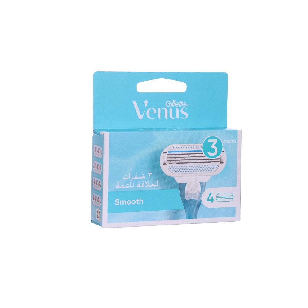 شفرة حلاقة جيليت فينوس بالزيوت النباتية -4 قطع