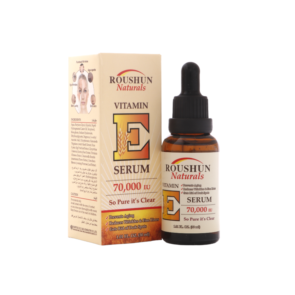 روشن سيروم فيتامين E للوجه - 30 مل