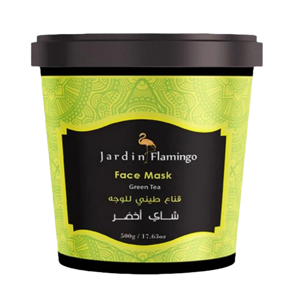 جاردن فلامينجو قناع طيني للوجه بالشاي الأخضر - 500 جم