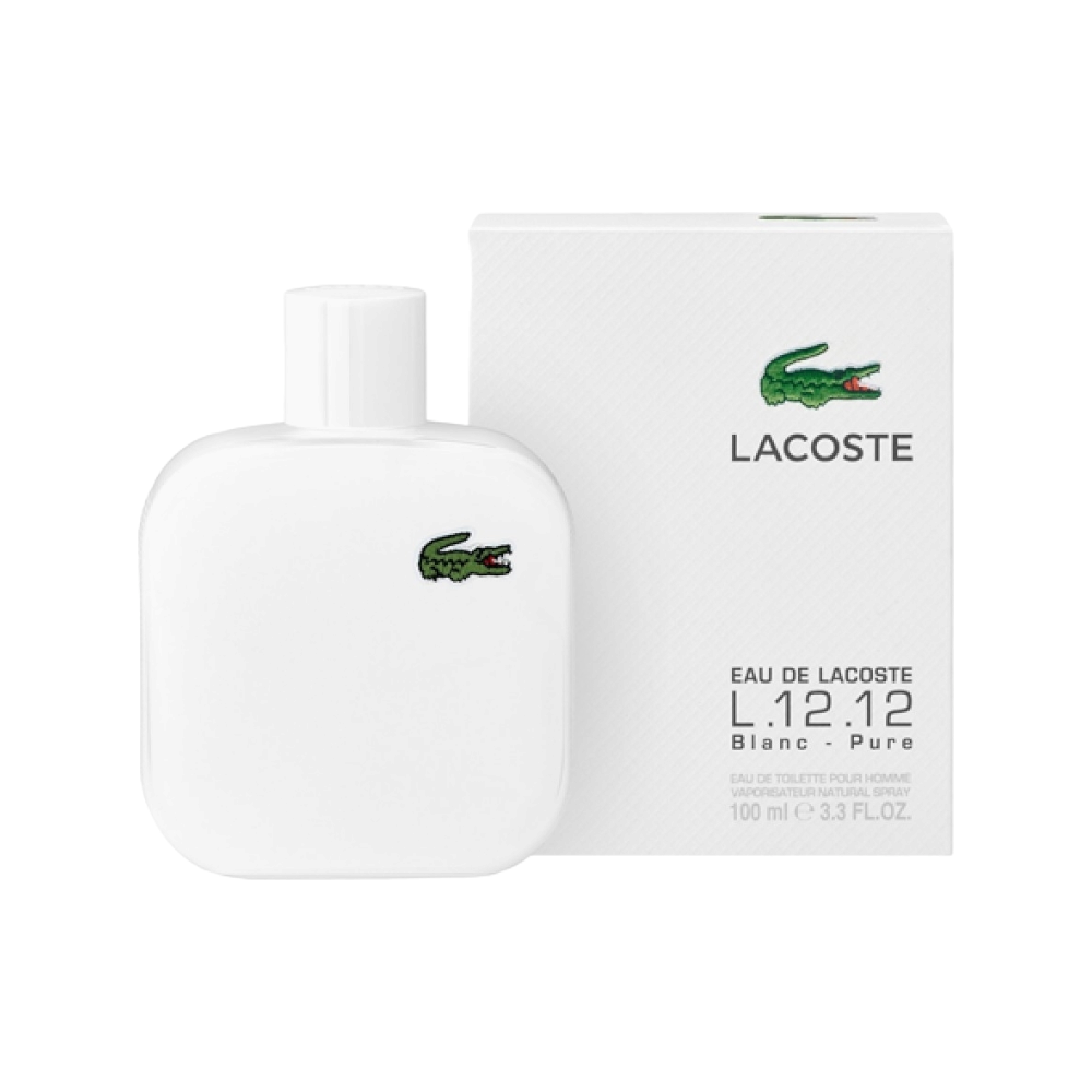 عطر لاكوست الابيض .12.12 L بلانك للرجال - 100 مل