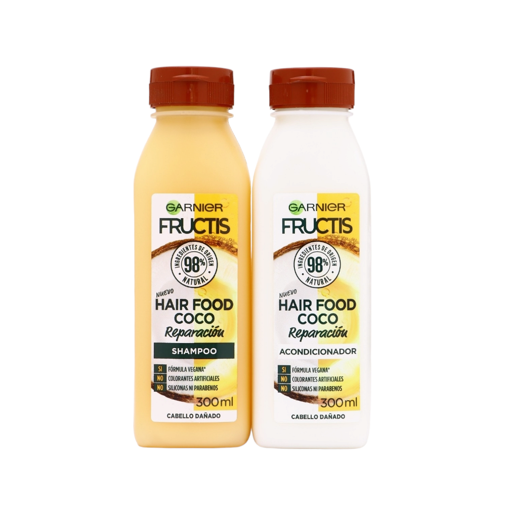 باكج شامبو + بلسم جارنييه فروكتس هير فود بخلاصة جوز الهند 300 مل