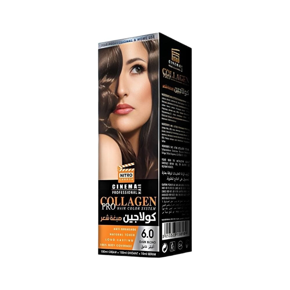 نيترو كاندا صبغة شعر كولاجين رقم 6.0 - أشقر غامق