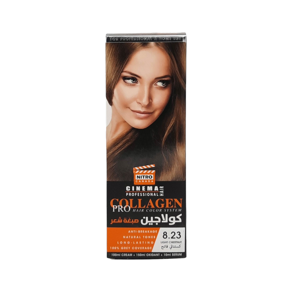 نيترو كاندا صبغة شعر كولاجين 8.23 - كستنائي فاتح