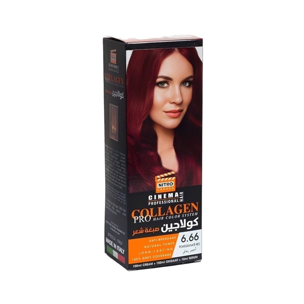 نيترو كاندا صبغة شعر كولاجين 6.66 - أحمر رماني