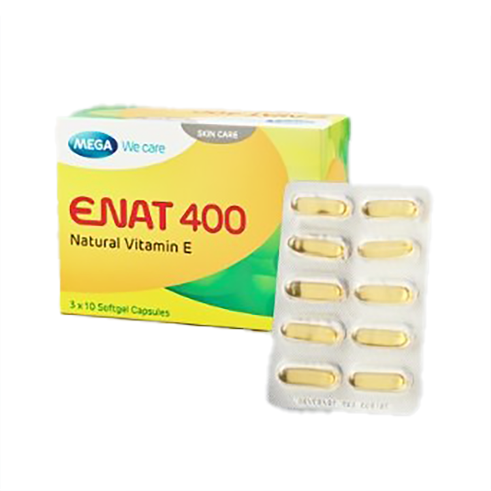اينات فيتامين هـ 400 وحدة دولية للوقاية من الاعتلالات العصبية - 30 حبة