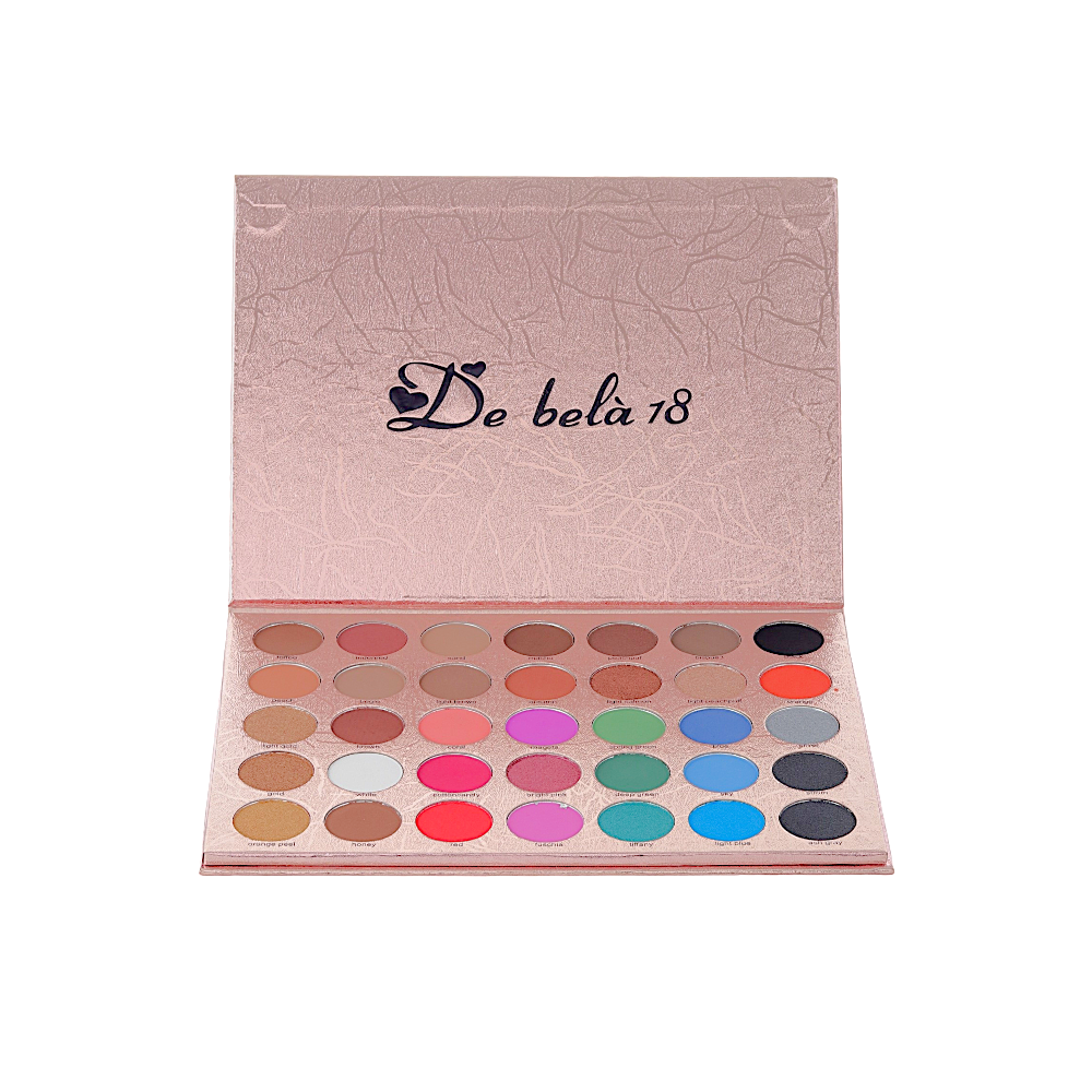 دي بيلا 18 آيشادو باليت مطفي ولامع - 35 لون