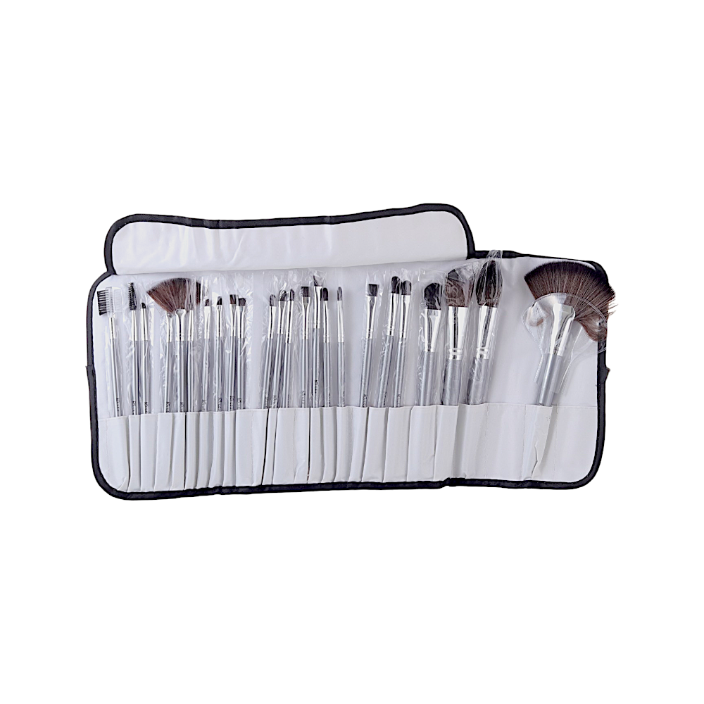 دي بيلا 18 مجموعة فرش مكياج متكاملة مع الحقيبة - 25 قطعة