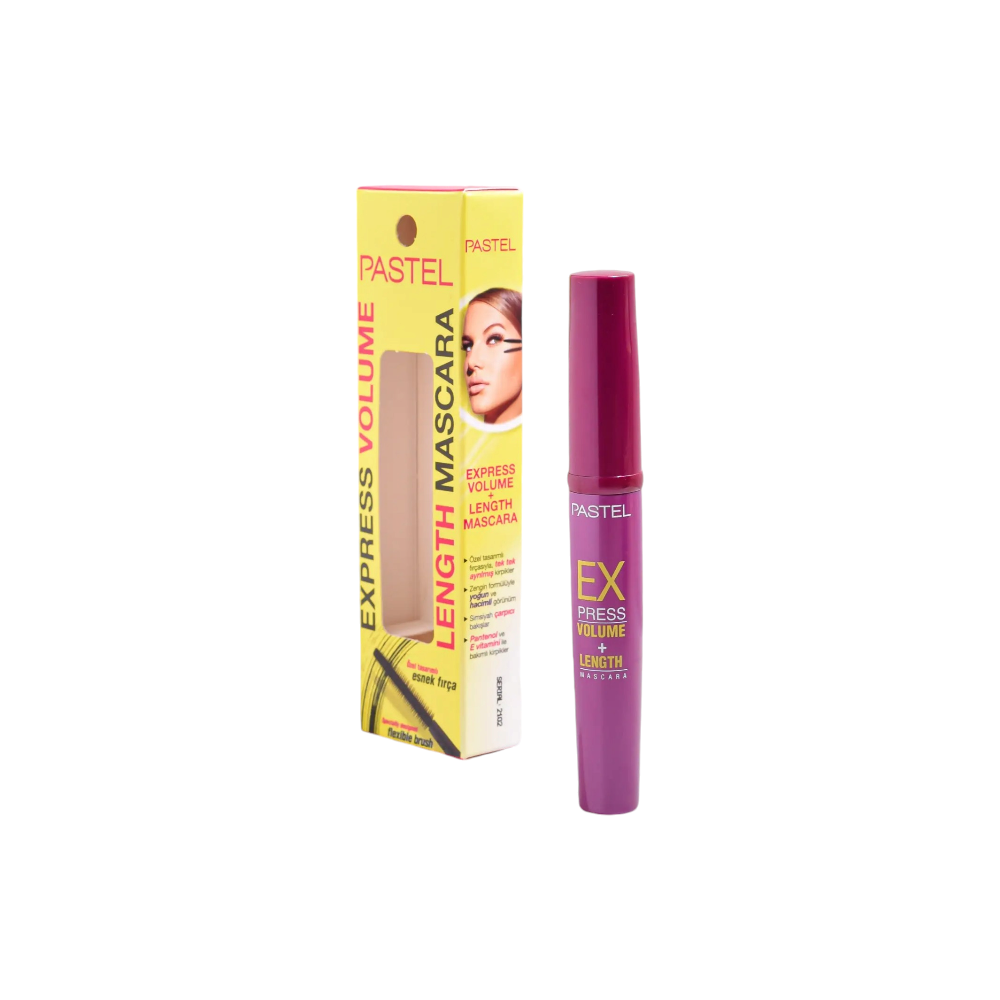 باستيل إكسبرس مسكرة مكثفة و مطولة للرموش - أسود