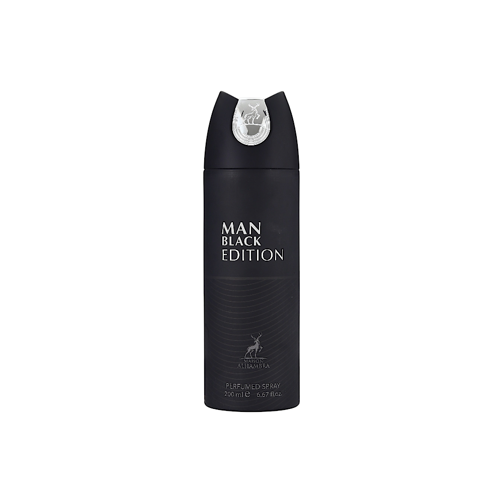 ميزون الحمراء بخاخ معطر جسم مان بلاك إديشن للرجال - 200 مل