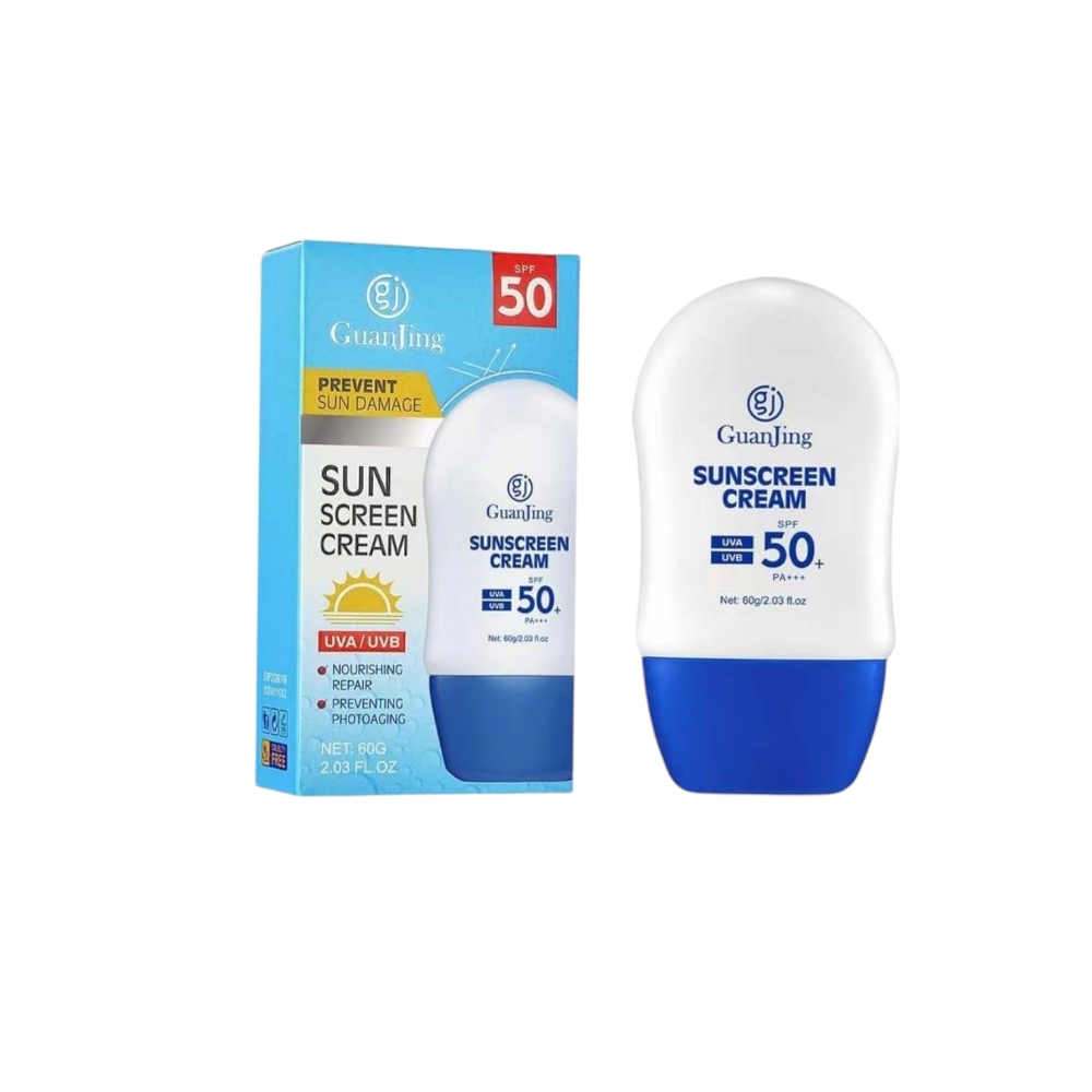 جوانجينغ كريم واقي شمس بمعامل حماية SPF 50 لحماية البشرة - 60 جم 