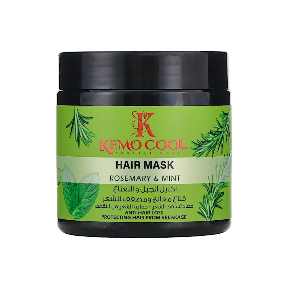 كيمو كول قناع معالج و مصفف للشعر بإكليل الجبل و النعناع  -  500 مل