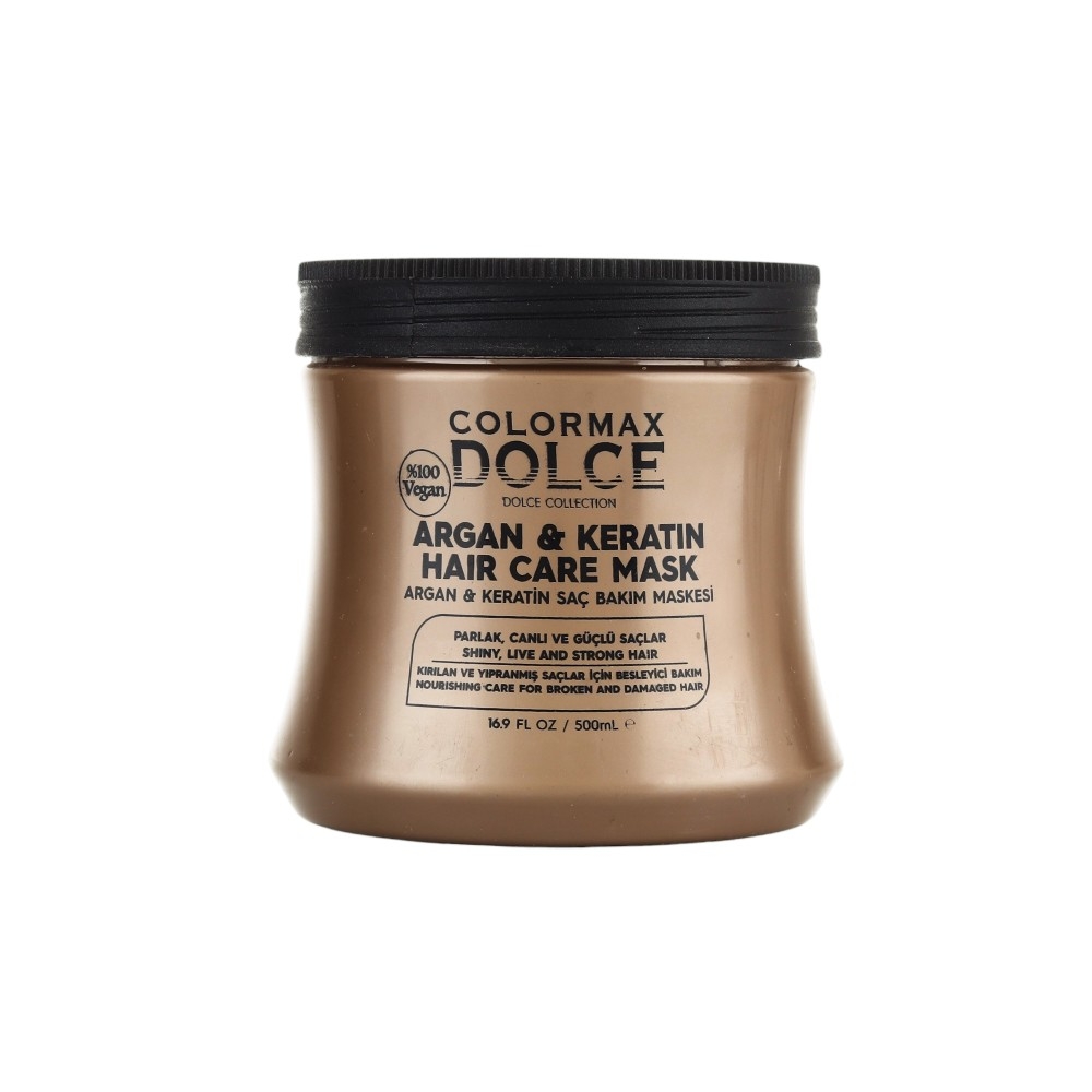 كولور ماكس دولتشي قناع العناية بالشعر بالأرغان و الكيراتين - 500 مل